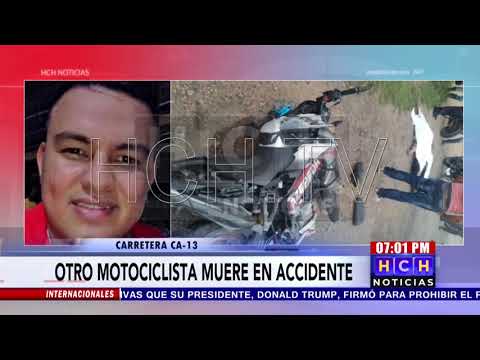 Motociclista muere producto de accidente de tránsito en la CA 13 carretera hacia Trujillo