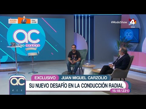 Juan Miguel Carzolio: cómo fue asumir la conducción de su programa tras la salida de Ignacio Álvarez