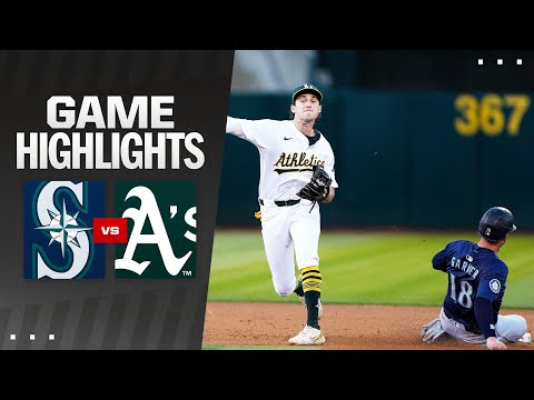 Mariners vs. As Game Highlights (9/3/24) | MLB Highlights