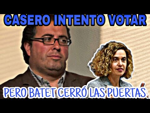 ALBERTO CASERO: INTENTE ENTRAR PARA VOTAR PERO MERITXELL BATET HABÍA CERRADO LAS PUERTAS