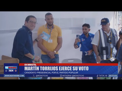 Martín Torrijos luego de ejercer su voto en la elecciones generales 2024 | Tú decides