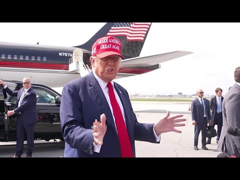 Trump arrives in Atlanta ahead of high-dollar fundraiser