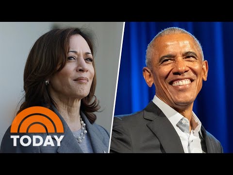 Barack and Michelle Obama endorse Kamala Harris for president