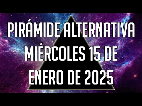 Pirámide Alternativa para el Miércoles 15 de Enero de 2025 - Lotería de Panamá