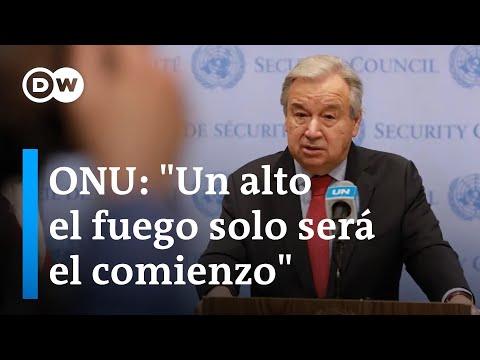 António Guterres vuelve a pedir “alto al fuego inmediato” en Gaza