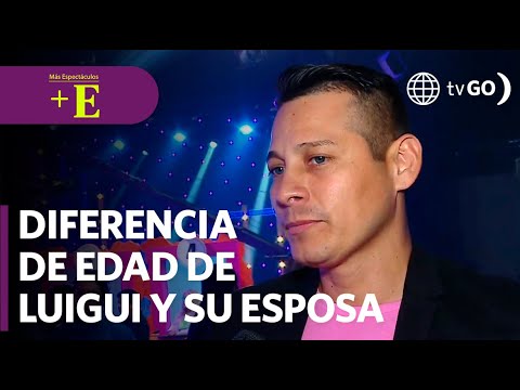 Luigui Carbajal revela la diferencia de edad que tiene con su esposa | Más Espectáculos (HOY)
