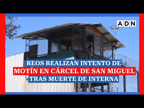 Reos relizan intento de motín en cárcel de San Miguel tras muerte de interna