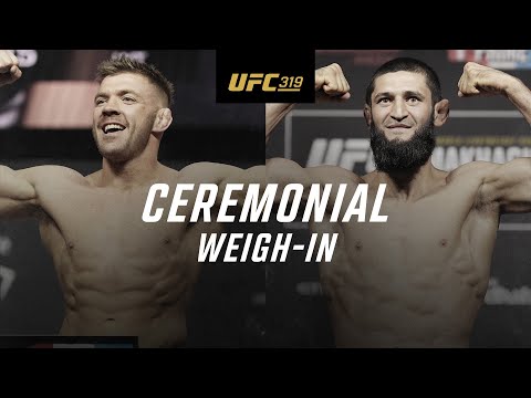 UFC 319: Ceremonial Weigh-In
