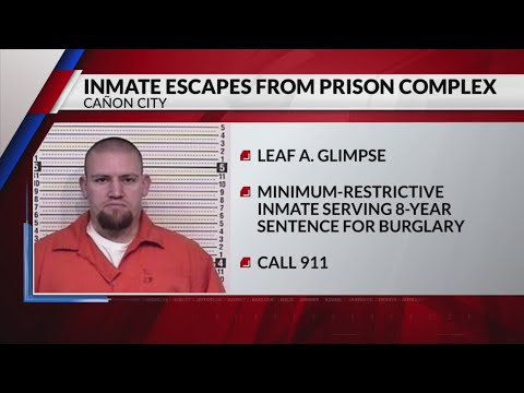 Authorities searching for escaped inmate in southern Colorado