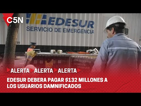 EDESUR DEBERÁ PAGAR $132 MILLONES a los AFECTADOS por los CORTES de LUZ en DICIEMBRE del 2022