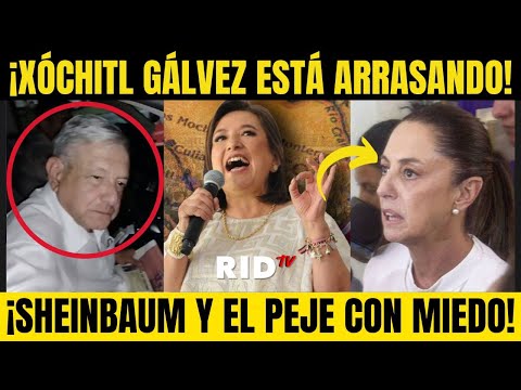 ¡XÓCHITL GÁLVEZ ARRASA y DESCOMPONE a SHEINBAUM! ¡HAY DESESPERACIÓN en MORENA! | CENA de GRILLOS