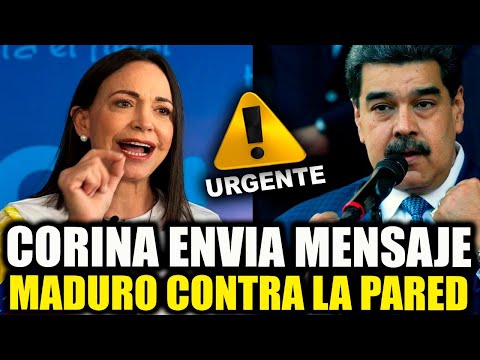 Corina envia MALAS NOTICIAS para Maduro !!!