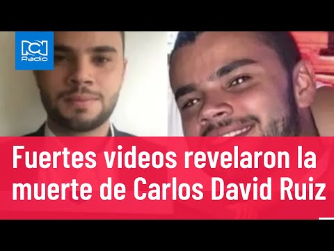 Imágenes de últimos minutos con vida de Carlos David Ruiz