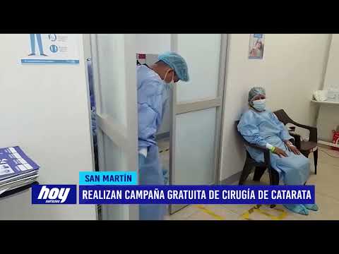 San Martín: Realizan campaña gratuita de cirugía de catarata