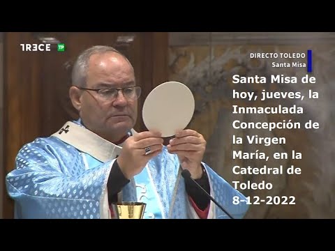 Santa Misa de hoy, jueves, Inmaculada Concepción de la Virgen María, Catedral de Toledo, 8-12-2022