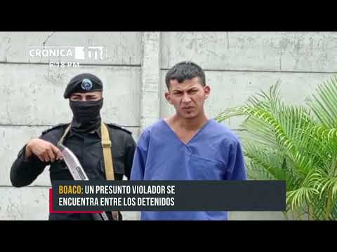 Caen cinco delincuentes de peligrosidad gracias a la policía de Boaco - Nicaragua