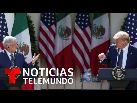 AMLO dice que Trump ha tratado a México con “respeto” | Noticias Telemundo