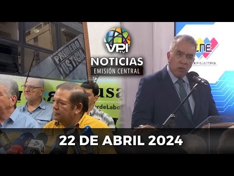 Noticias de Venezuela hoy en Vivo  Lunes 22 de Abril de 2024 - Emisión Central - Venezuela