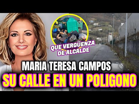 VERGÜENZA: Quieren poner el NOMBRE de una CALLE a MARIA TERESA CAMPOS en un POLIGONO INDUSTRIAL