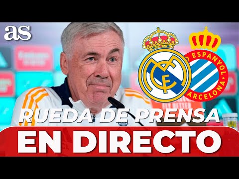 ANCELOTTI, EN DIRECTO | RUEDA DE PRENSA previa REAL MADRID vs. ESPANYOL