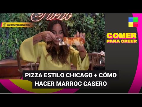 Pizza estilo Chicago + Receta de marroc casero #ComerParaCreer | Programa completo (15/09/23)