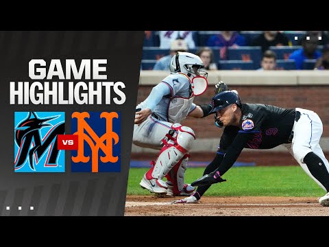 Marlins vs. Mets Game Highlights (8/16/24) | MLB Highlights