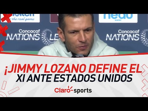 ¡Jimmy Lozano define la alineacio?n titular ante Estados Unidos!