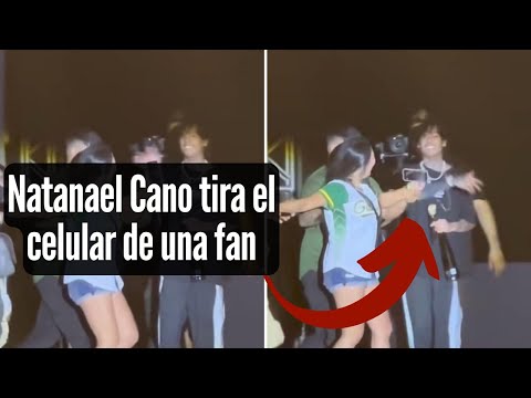 Natanael Cano ¡le TIRA el celular! de una fan que subió al escenario; ¡usuarios lo felicitan!