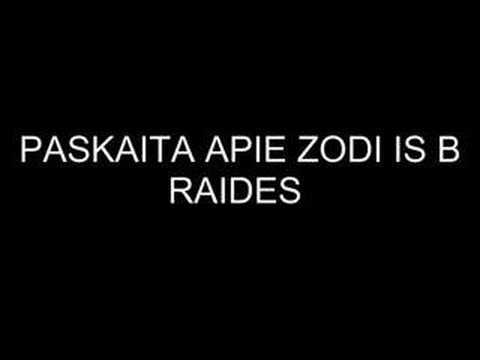 Video: Vienas Žodis - Reiškiantis tiek daug...