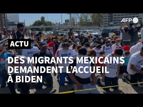 Mexique: laissez-nous entrer demandent des migrants à Joe Biden | AFP