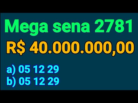 mega sena 2781, A região entre as dz 51 e 54 tem mostrado uma expansão; será que o 55 está próximo?