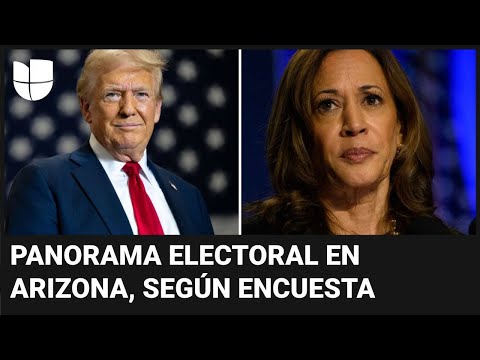 Trump aventaja a Harris en Arizona, según encuesta: la demócrata pierde apoyo de los latinos