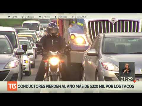 Conductores pierden al año más de 320 mil pesos en congestión vehicular