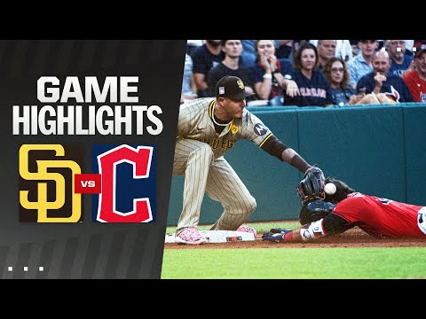 Padres vs. Guardians Game Highlights (7/20/24) | MLB Highlights