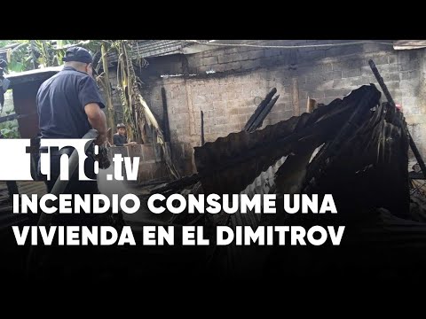 Ojo a los cables: Cortocircuito provoca incendio en una casa de Managua - Nicaragua