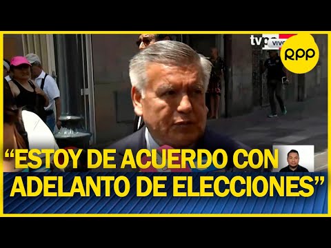 César Acuña: “Ejecutivo y Legislativo deben acordar definir fecha de adelanto de elecciones”