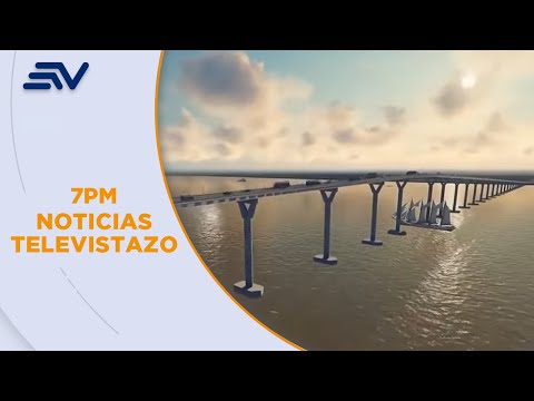 Gobierno delegó la construcción del Quinto Puente en Guayaquil | Televistazo | Ecuavisa