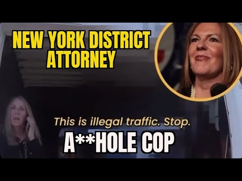 New York DA Sandra Doorley - Refuse To Pull Over For Traffic Stop Calls Cop A**Hole
