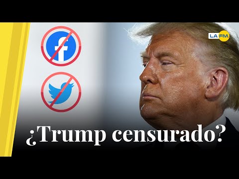 #Facebook y #Twitter cancelaron cuentas de #Trump, ¿mala jugada