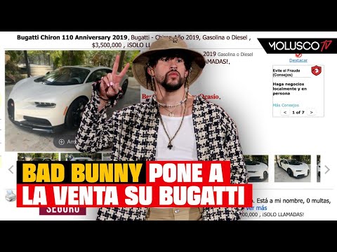 Bad Bunny se canso de su Bugatti y lo esta regalando + preview de su nuevo tema ( Escúchalo aquí )