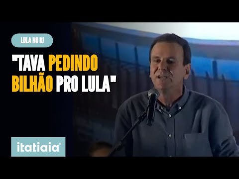 EDUARDO PAES PEDE A LULA BILHÕES DE REAIS PARA O RIO DE JANEIRO