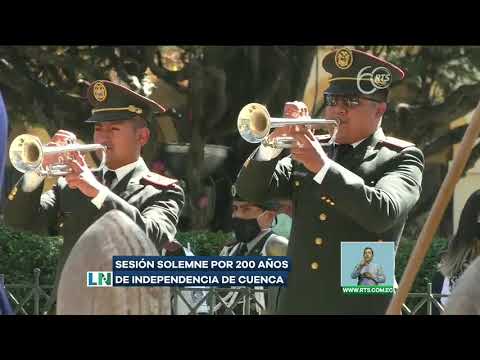 Realizan sesión solemne por 200 años de independencia de Cuenca
