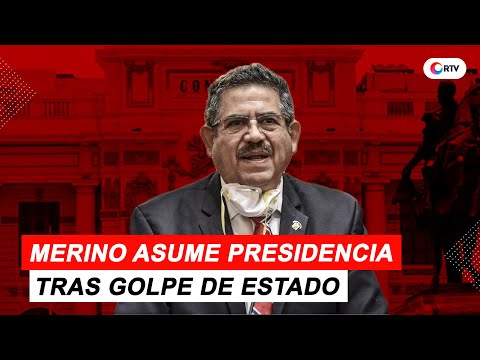 Manuel Merino juramenta como nuevo presidente de la República| EN VIVO