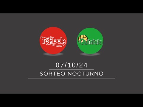 Sorteo Nocturno de Quiniela y Tómbola -07/10/2024