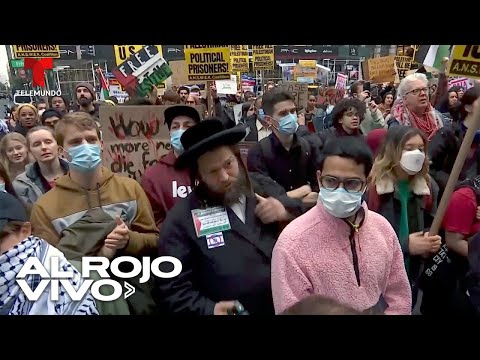 EN VIVO: Manifestación pro Palestina en el Bryant Park de Nueva York | Al Rojo Vivo | Telemundo
