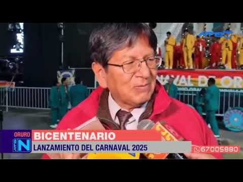 Se lleva a cabo el lanzamiento del Carnaval del Bicentenario en Oruro