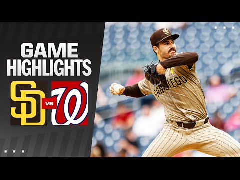 Padres vs. Nationals Game Highlights (7/25/24) | MLB Highlights