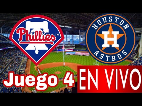 Donde ver Phillies vs. Astros en vivo, juego 4 Serie Mundial MLB 2022