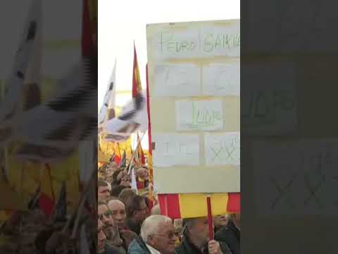 La manifestación de la sociedad civil desborda el centro de Madrid contra la amnistía