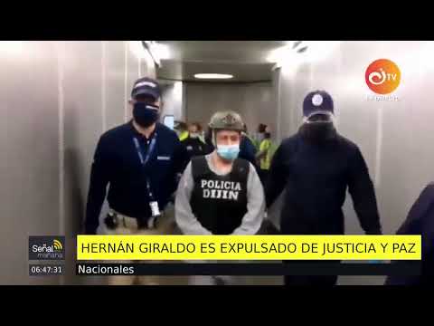 Exjefe paramilitar Hernán Giraldo Serna fue expulsado definitivamente de la JEP